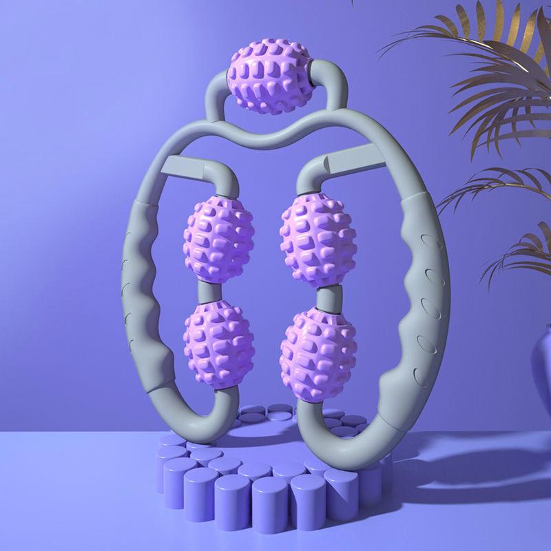 U-подібна тригерна точка Масажний ролик для рук, ніг, шиї, м’язової тканини для фітнесу, тренажерного залу, йоги, пілатесу, спорту, 5 коліс фіолетовий
U-подібна тригерна точка Масажний ролик для рук, ніг, шиї, м’язової тканини для фітнесу, тренажерного залу, йоги, пілатесу, спорту, 5 коліс фіолетовий