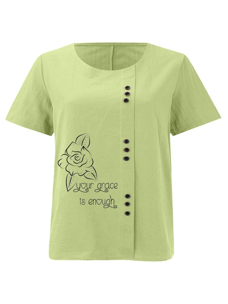 Women s Fashion Black Line Floral Letters Print Shot Sleeve T-shirt Loose Cotton Shirt Casual Loose Summer Blouse Tops Plus Size 5XL зелений
Women s Fashion Black Line Floral Letters Print Shot Sleeve T-shirt Loose Cotton Shirt Casual Loose Summer Blouse Tops Plus Size 5XL зелений
