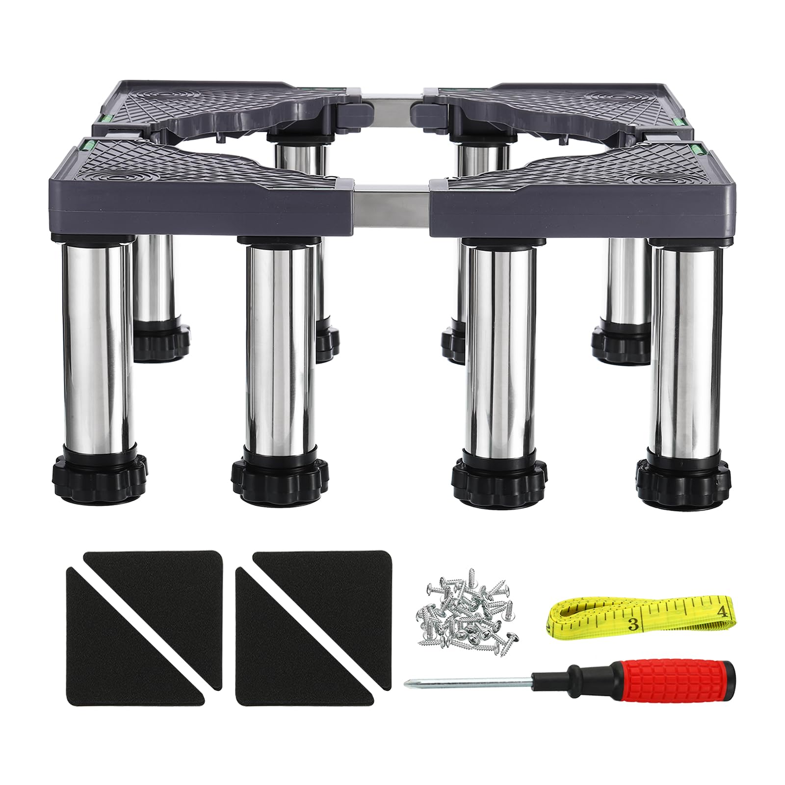 PATIKIL Mini Refrigerator Drying Rack Washing Machine Stand 8 for Home Height Stand, Base, Base, Legs, Multifunctional, Adjustable, Anti-Vibration,
PATIKIL Mini Refrigerator Drying Rack Washing Machine Stand 8 for Home Height Stand, Base, Base, Legs, Multifunctional, Adjustable, Anti-Vibration,