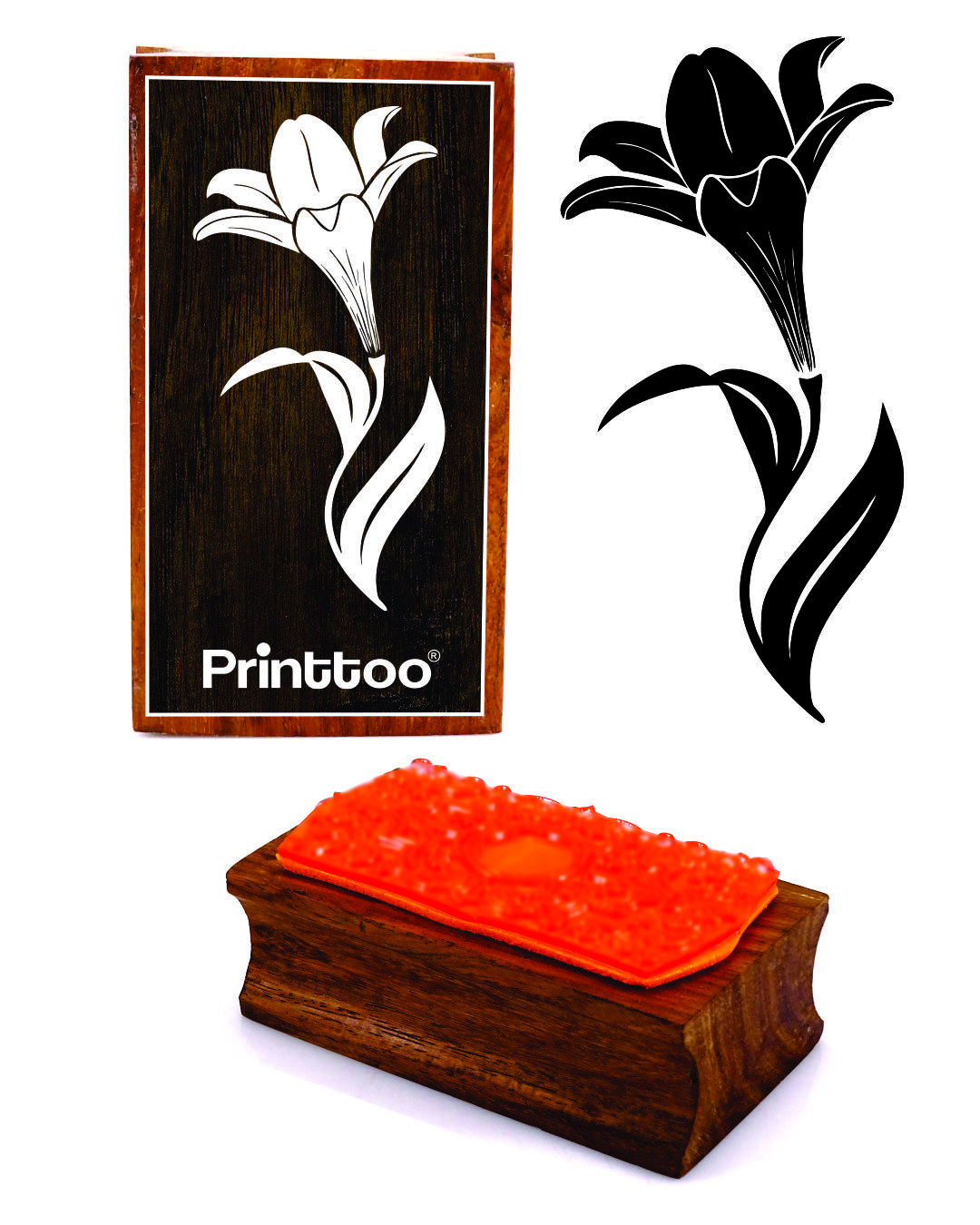 Printtoo Daffodil Flower Design Прямоугольный деревянный блок резиновых штампов 2.5 x 0.634 Inches коричневый
Printtoo Daffodil Flower Design Прямоугольный деревянный блок резиновых штампов 2.5 x 0.634 Inches коричневый