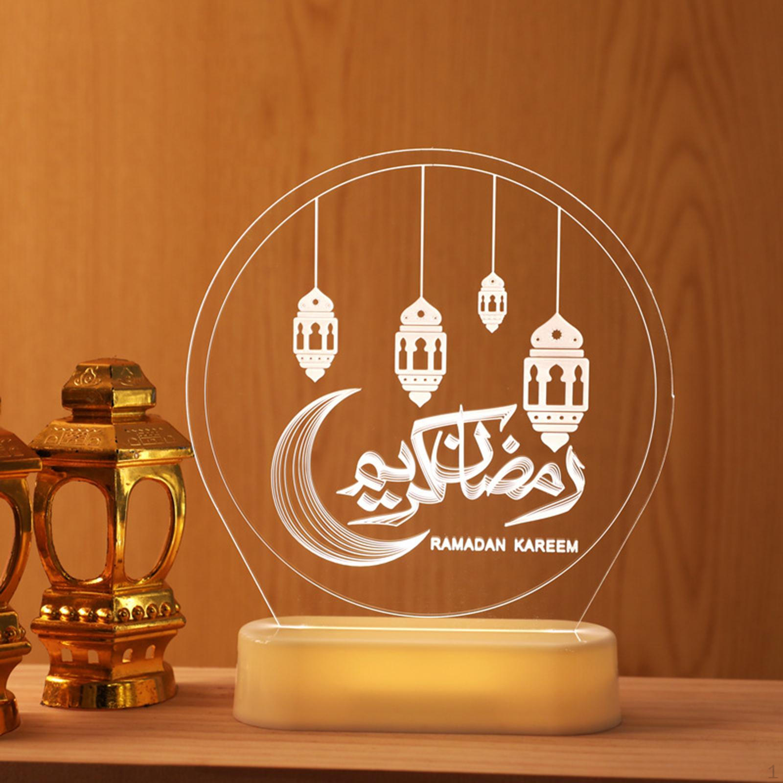 Holiday Decorative Night Lamp Islam Eid Mubarak Party Light Festival Decoration Style 2
Holiday Decorative Night Lamp Islam Eid Mubarak Party Light Festival Decoration Style 2