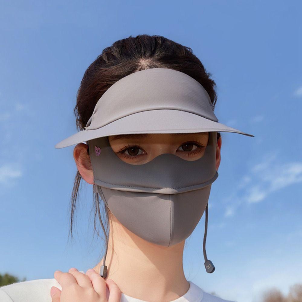 Solid Color Sunscreen Face Cover UV Protection UV Protection Veil Summer Ice Silk Mask Riding Style1-Black
Solid Color Sunscreen Face Cover UV Protection UV Protection Veil Summer Ice Silk Mask Riding Style1-Black