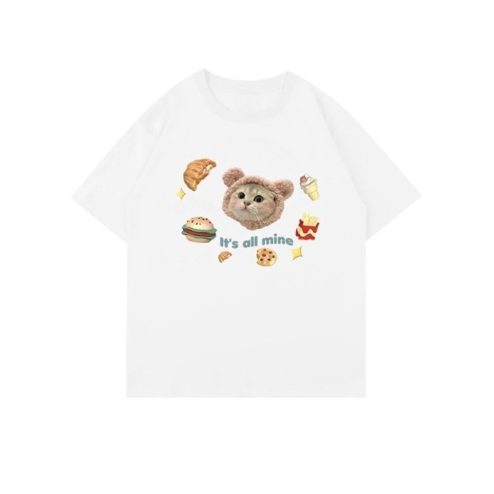 Women s T-shirt Y2k Clothes Kawaii Tops House Pet Print Streetwear Cute Cat Graphic cotton Clothing Autumn and winter innerwear 4XL
Women s T-shirt Y2k Clothes Kawaii Tops House Pet Print Streetwear Cute Cat Graphic cotton Clothing Autumn and winter innerwear 4XL