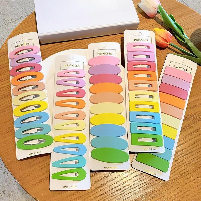 10pcs Candy Colorhair Clips Children Cute Barrettes Headwear Girls Kids Women Hair Accessories
10pcs Candy Colorhair Clips Children Cute Barrettes Headwear Girls Kids Women Hair Accessories