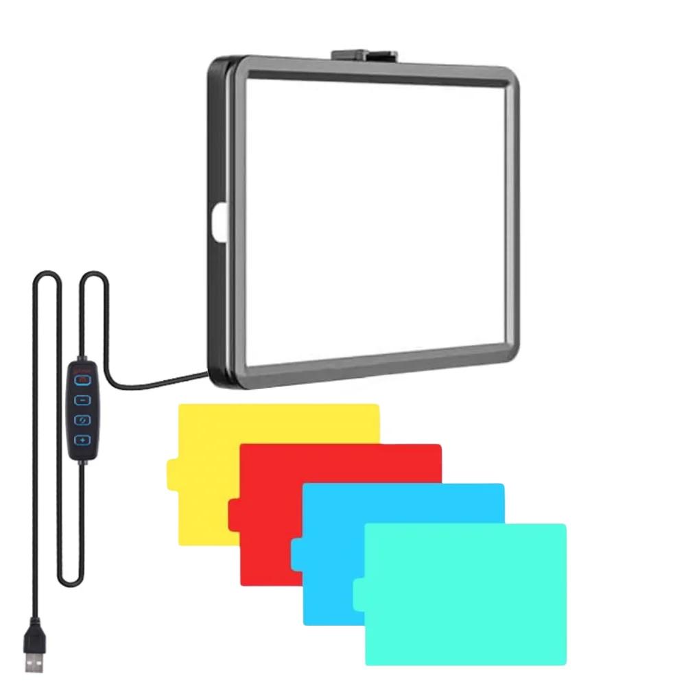 8-Inch LED Photo Studio Light Panel Video Fill Lamp 3000-6000K for Live Streaming YouTube RGB Adjustable Lighting
8-Inch LED Photo Studio Light Panel Video Fill Lamp 3000-6000K for Live Streaming YouTube RGB Adjustable Lighting