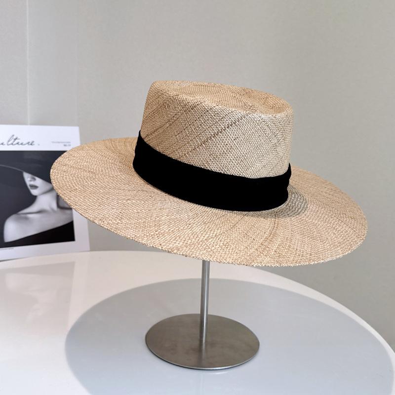 2025Brand Designer Raffia Sun Hat Women Solid Color Beach Cap New Hand-Woven Pattern for Holiday Casual Sun Protection Hat 56-58CM чорний
2025Brand Designer Raffia Sun Hat Women Solid Color Beach Cap New Hand-Woven Pattern for Holiday Casual Sun Protection Hat 56-58CM чорний
