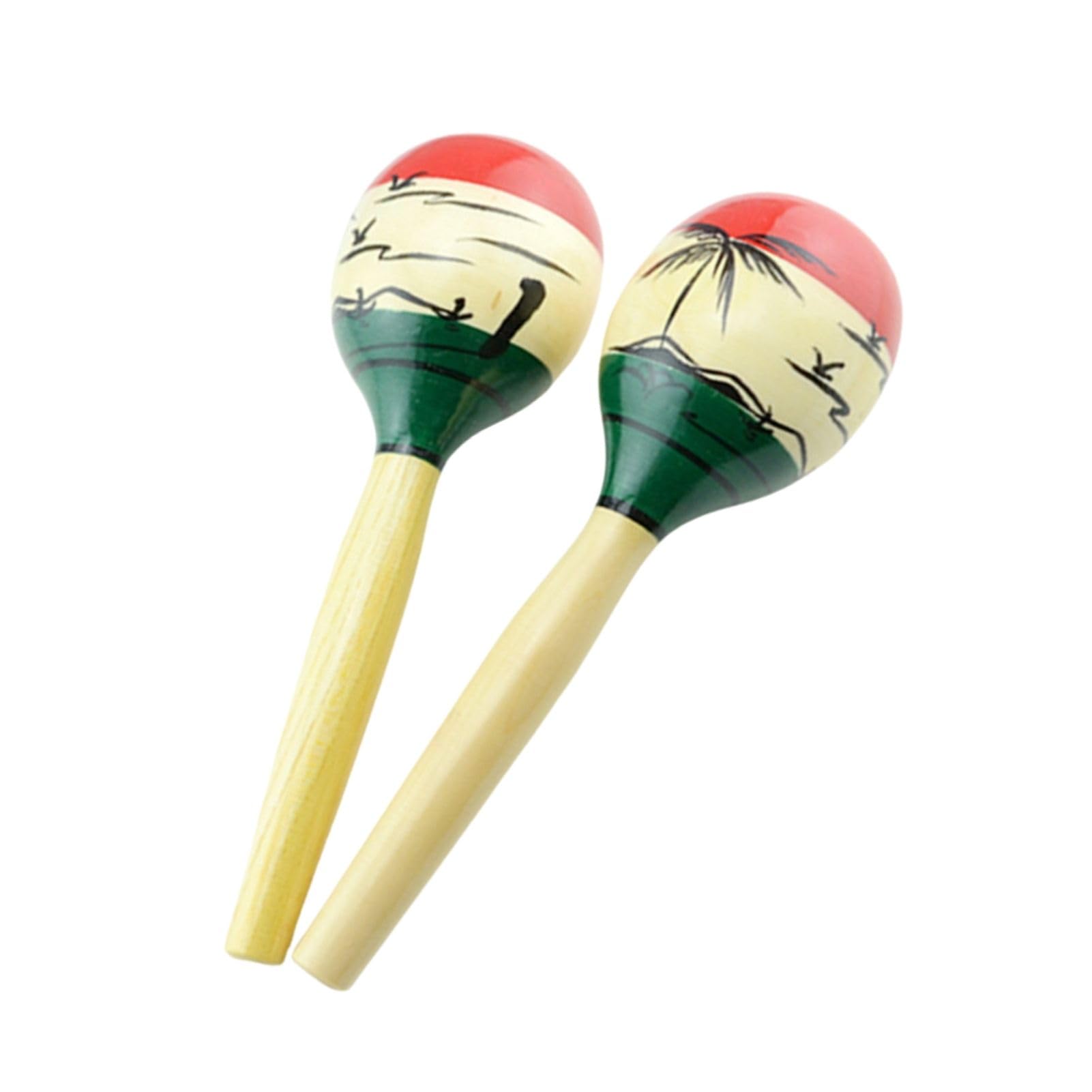 SCGEHA Musical Set of 2 Maracas, Instrument, Toy, Children, Concert, Round, Shaker, Handle, Wooden,
SCGEHA Musical Set of 2 Maracas, Instrument, Toy, Children, Concert, Round, Shaker, Handle, Wooden,
