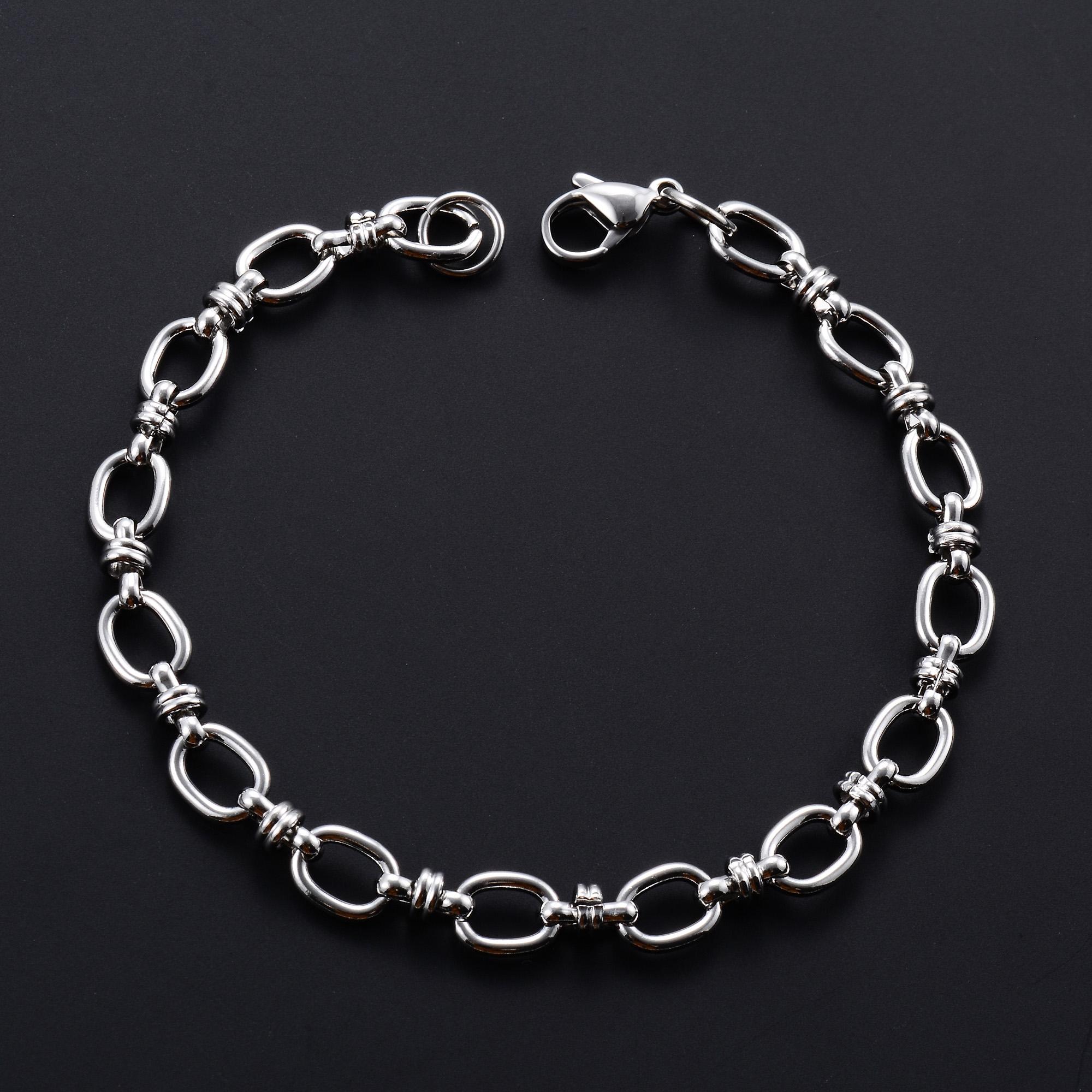 6.5mm Punk Handmade Stainless Steel Bracelet Link Oval Chain for Women Men Rock Boy Hand Chain Wristband Anklets Metal Jewelry 16cm
6.5mm Punk Handmade Stainless Steel Bracelet Link Oval Chain for Women Men Rock Boy Hand Chain Wristband Anklets Metal Jewelry 16cm