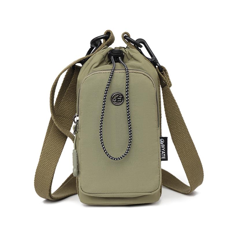 Многофункциональная сумка для мобильного телефона Водонепроницаемая наплечная сумка Сумка для бутылки Спортивная сумка через плечо зелёный