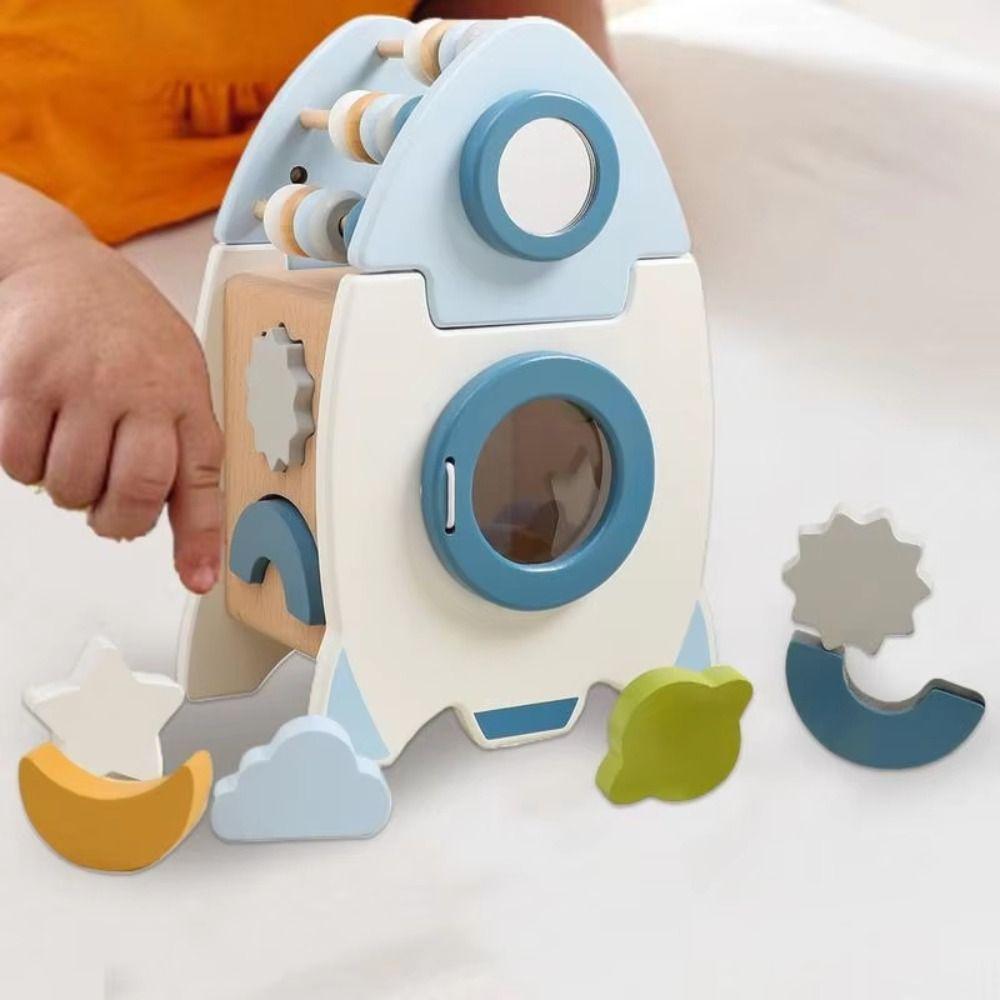 Shape Cognitive Rocket 5-in-1 Baby Toys Montessori Toddler Wooden Space Toy Birthday Gifts 1set
Shape Cognitive Rocket 5-in-1 Baby Toys Montessori Toddler Wooden Space Toy Birthday Gifts 1set