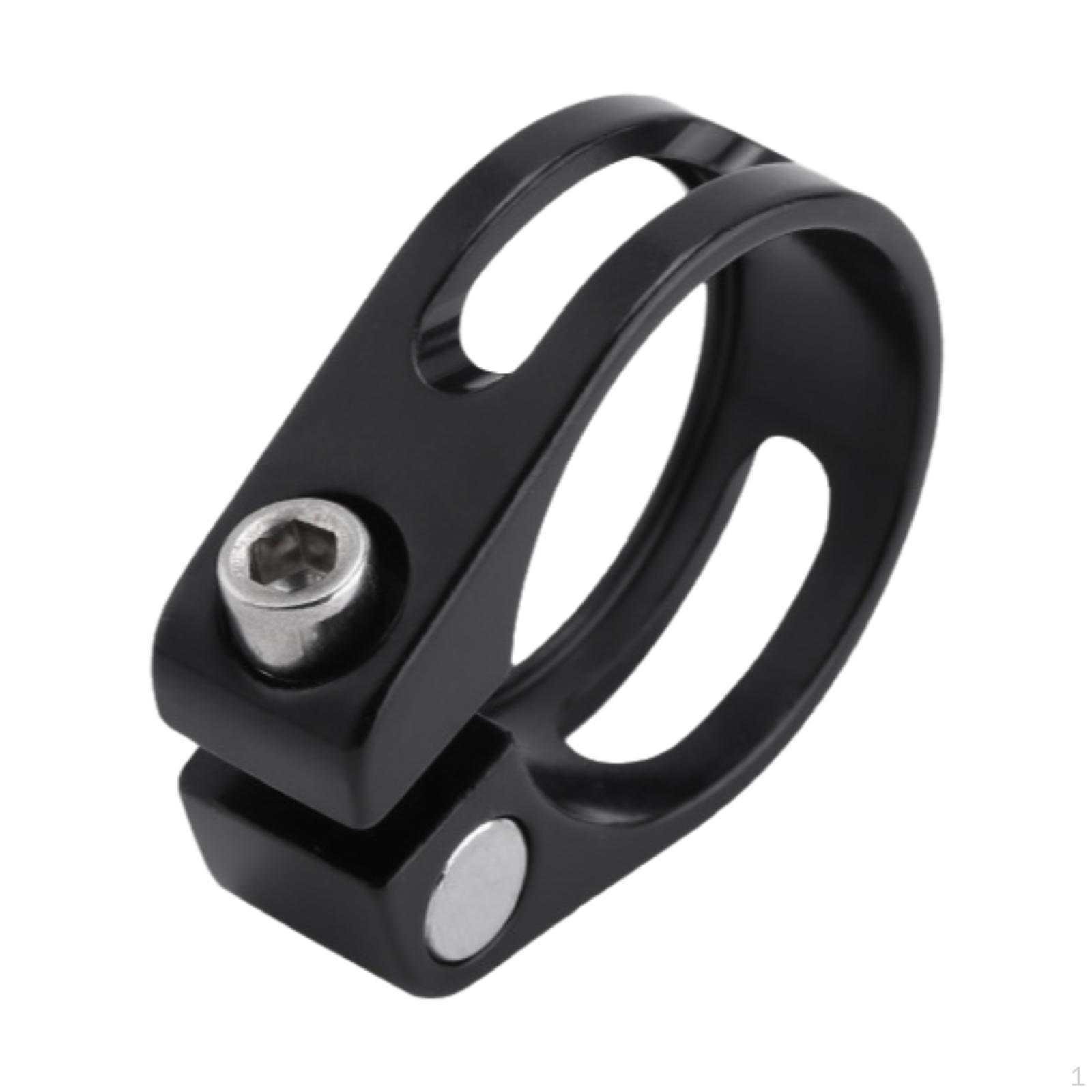 Seat Post Clamp, Easy Installation for Accessories Track DH Folding Bikes, Lightweight 34.9mm Black
Seat Post Clamp, Easy Installation for Accessories Track DH Folding Bikes, Lightweight 34.9mm Black