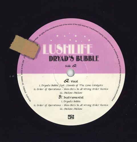 12inch Record LUSHLIFE - Dryad s Bubble MLR2013 Miclife Recordi 2006 Japan Rap & Hip-Hop/R&B Used
12inch Record LUSHLIFE - Dryad s Bubble MLR2013 Miclife Recordi 2006 Japan Rap & Hip-Hop/R&B Used