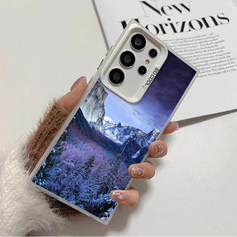 Mountain Peaks Landscape Soft Phone Case for Samsung Galaxy S24 S25 FE S26 Edge S23 Ultra S22 Plus S21 + Shockproof Cover Back S Samsung S26 Edge
Mountain Peaks Landscape Soft Phone Case for Samsung Galaxy S24 S25 FE S26 Edge S23 Ultra S22 Plus S21 + Shockproof Cover Back S Samsung S26 Edge