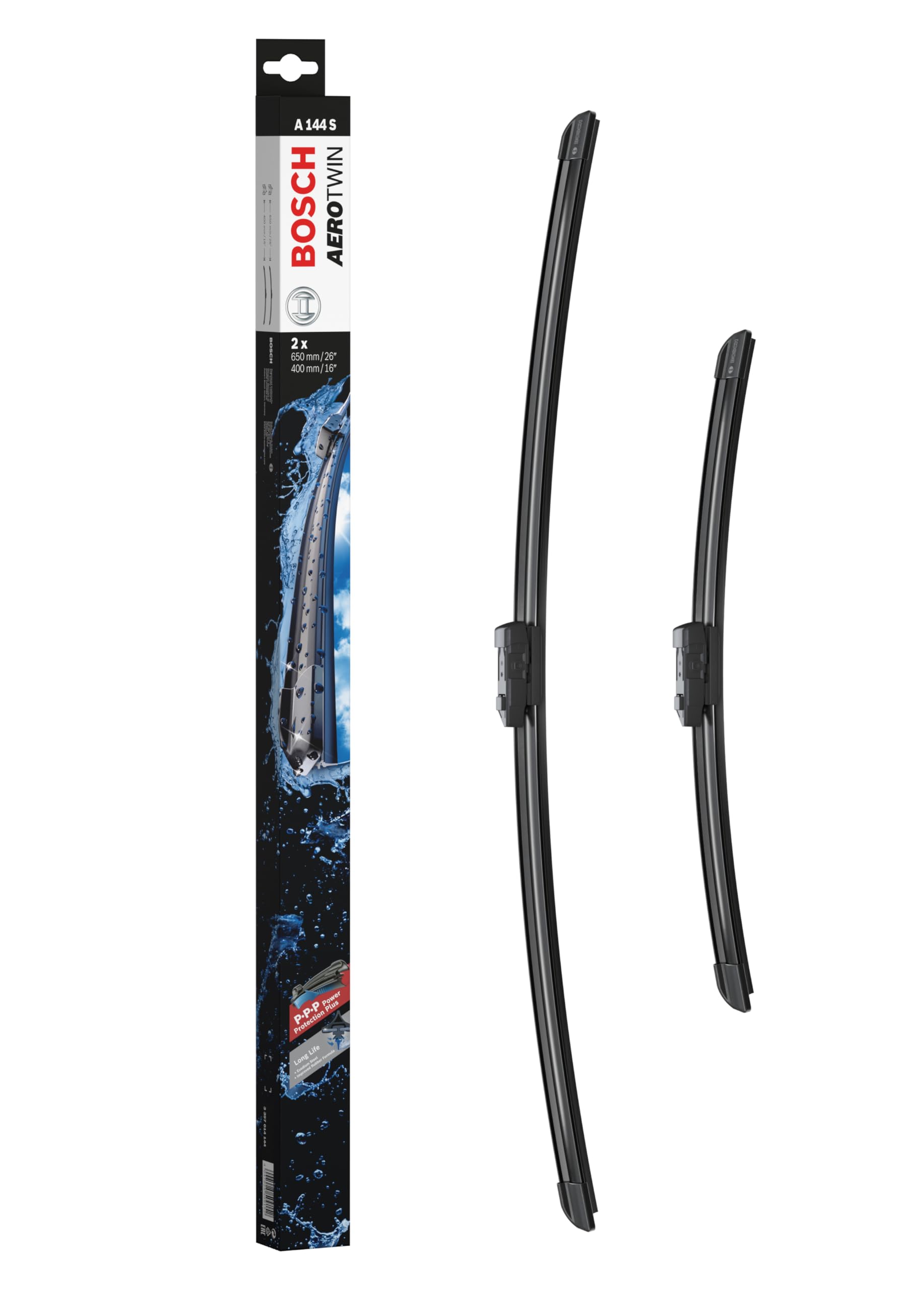 BOSCH Imported Car Flat Wiper Blade Aero Twin Car Models Only A144S (Bosch) 650/400mm
BOSCH Imported Car Flat Wiper Blade Aero Twin Car Models Only A144S (Bosch) 650/400mm