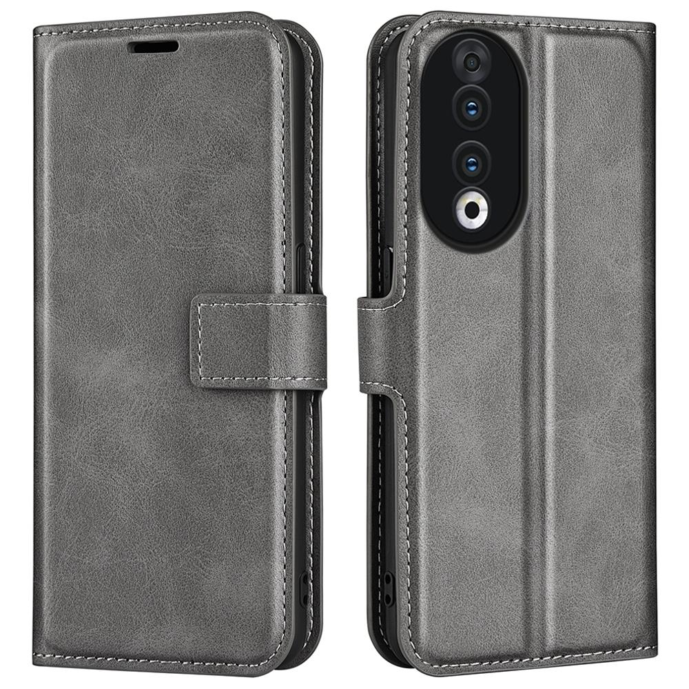 For Honor 90 Phone Shell Calf Texture Leather Cover Stand Wallet Square Magnetic Closure Case Grey
For Honor 90 Phone Shell Calf Texture Leather Cover Stand Wallet Square Magnetic Closure Case Grey