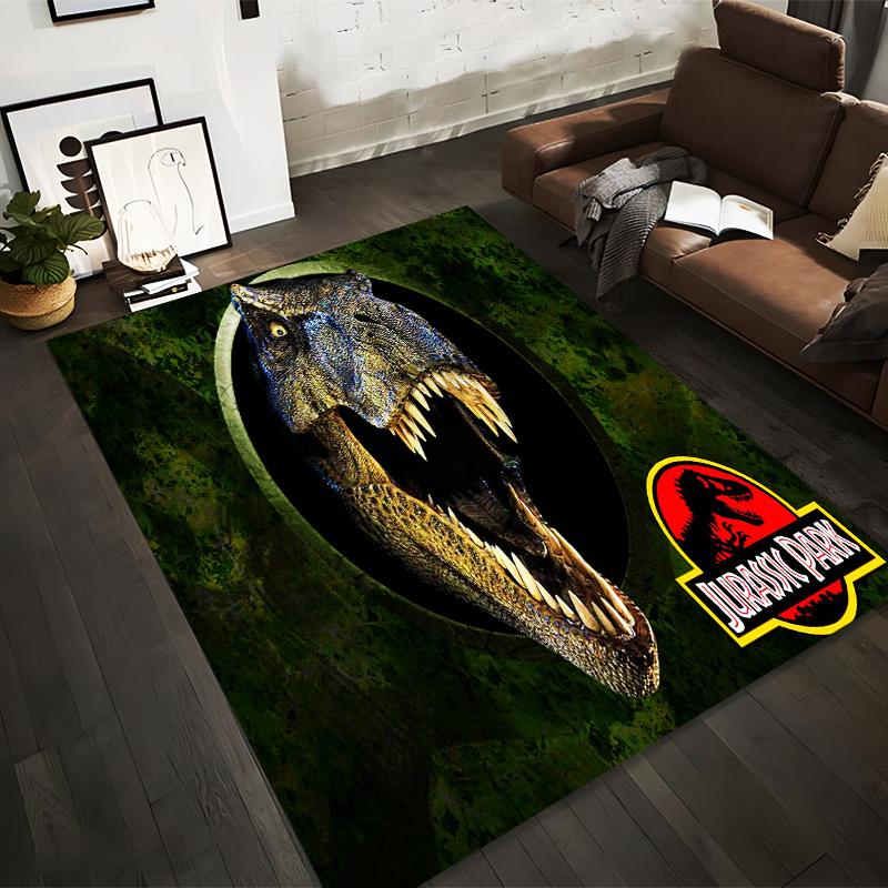 Jurassic Park Dinosaur Head Design Carpetwith Green Background Theme for Home Decor Suitable for use as an anti-slip for room and bedroom sofas 40x60cm( 15x23in )
Jurassic Park Dinosaur Head Design Carpetwith Green Background Theme for Home Decor Suitable for use as an anti-slip for room and bedroom sofas 40x60cm( 15x23in )