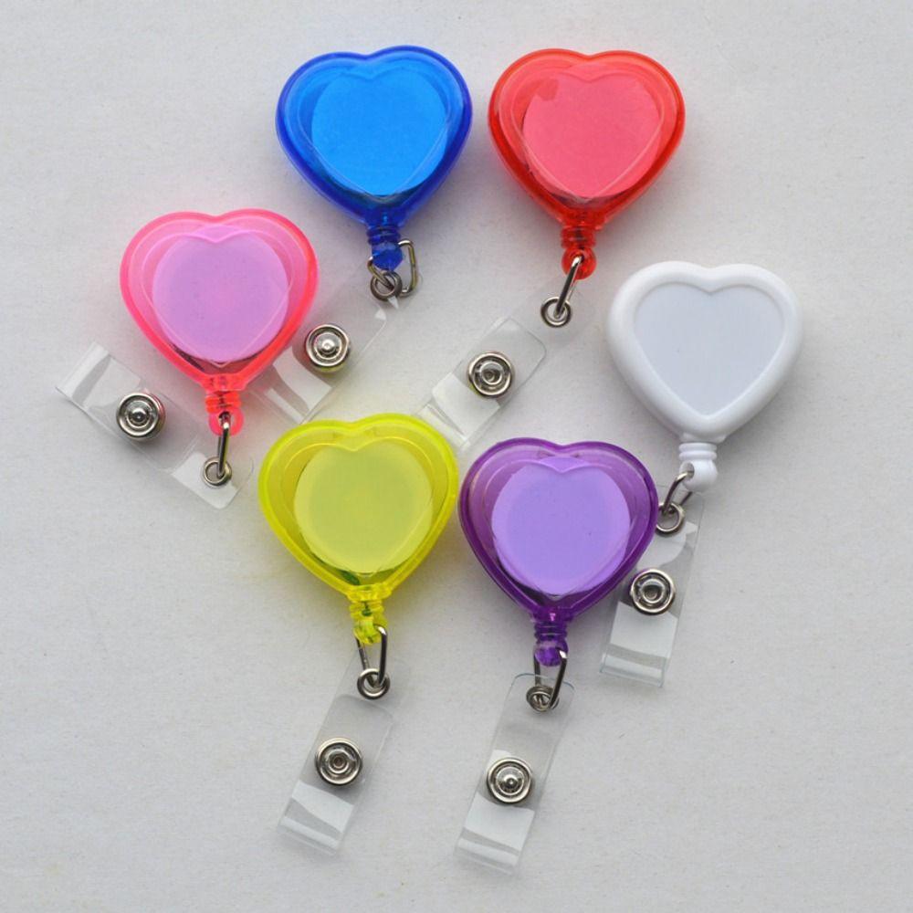 5pcs Simple Retractable Badge Reel Plastic Badge Holder Card Holder Name Card Holder Students
5pcs Simple Retractable Badge Reel Plastic Badge Holder Card Holder Name Card Holder Students