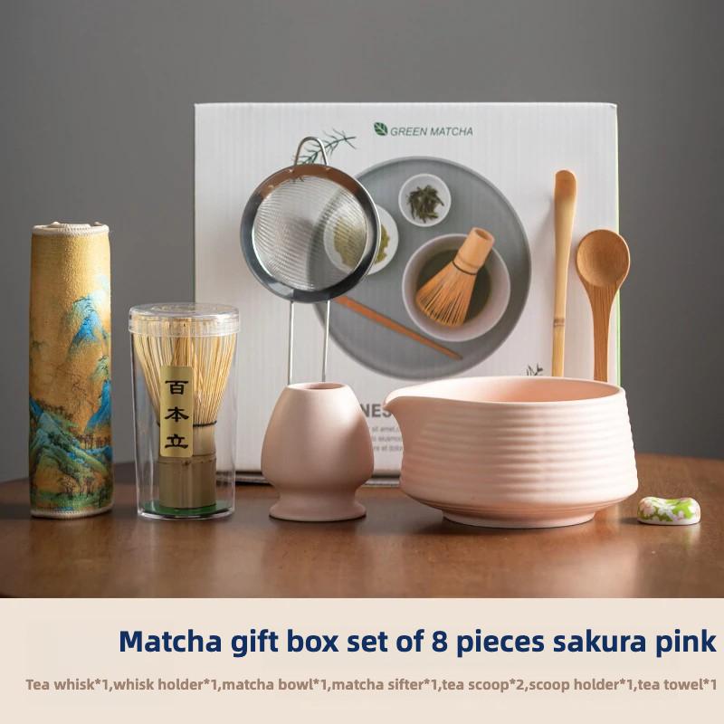 2025 Hot 8PCS Premium Matcha Tea Set Japanese Ceremonial Ceramic Bowl Whisk Gift Set Box Starter Kit Sustainable Eco-friendly
2025 Hot 8PCS Premium Matcha Tea Set Japanese Ceremonial Ceramic Bowl Whisk Gift Set Box Starter Kit Sustainable Eco-friendly