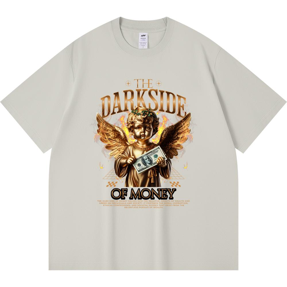230GSM 100% Cotton T-Shirt The Darkside Of Money Print Tees Funny Harajuku Style Combed Cotton Tshirt XS абрикосовый
230GSM 100% Cotton T-Shirt The Darkside Of Money Print Tees Funny Harajuku Style Combed Cotton Tshirt XS абрикосовый