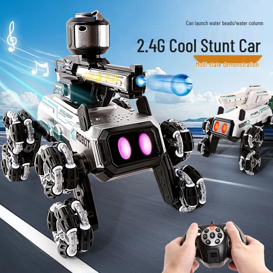 Cross-Border 8-Wheel Stunt Dog Toy: Remote-Controlled, Water-Gun, Climbing, Deformable Electric Smart Toy 1:14 Single Control
Cross-Border 8-Wheel Stunt Dog Toy: Remote-Controlled, Water-Gun, Climbing, Deformable Electric Smart Toy 1:14 Single Control