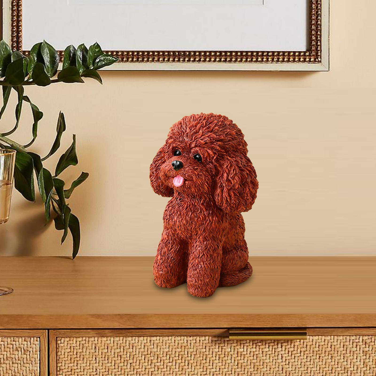 Sitting Dog Statue Garden Sculpture Artwork Adorable Animal Indoor Outdoor Decor for коричневий
Sitting Dog Statue Garden Sculpture Artwork Adorable Animal Indoor Outdoor Decor for коричневий
