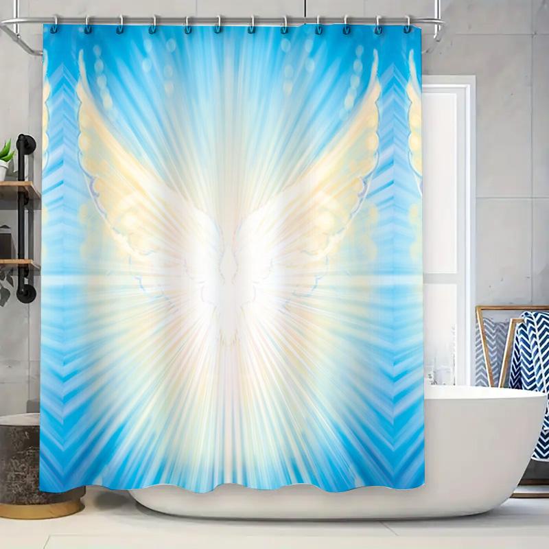 Blue Ray Shower Curtain Abstract Ocean Wave Pattern Bathroom Decor Waterproof Modern Art Home Textile Premium Quality W60H190(CM)-1 Pcs
Blue Ray Shower Curtain Abstract Ocean Wave Pattern Bathroom Decor Waterproof Modern Art Home Textile Premium Quality W60H190(CM)-1 Pcs