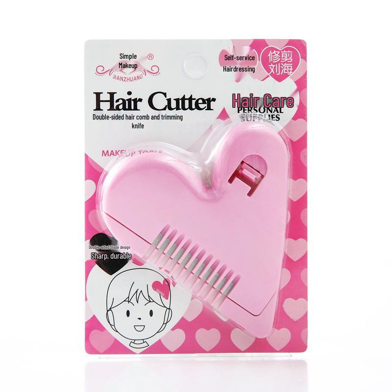 Peach Heart Double-Sided Hair Comb & Trimming Knife - Taper & Thin Hair Ends, Bangs, and Layers OPP Bag
Peach Heart Double-Sided Hair Comb & Trimming Knife - Taper & Thin Hair Ends, Bangs, and Layers OPP Bag