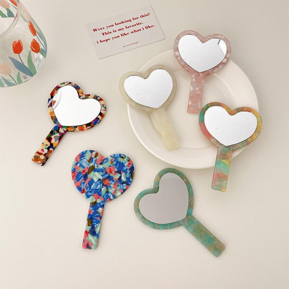 Vanity Mirror Small Makeup Mirror Acetic Acid Texture Dressing Mirror Handheld Mirror Girl style 6
Vanity Mirror Small Makeup Mirror Acetic Acid Texture Dressing Mirror Handheld Mirror Girl style 6