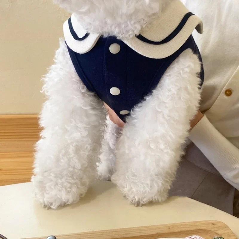 Полосатая футболка-поло с матросским воротником для маленьких и средних собак, одежда для щенков, толстовка, милый собачий жилет, футболка S чёрный
Полосатая футболка-поло с матросским воротником для маленьких и средних собак, одежда для щенков, толстовка, милый собачий жилет, футболка S чёрный