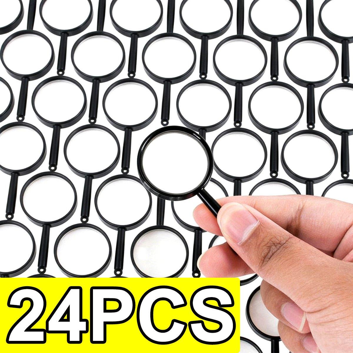 24Pcs 5cm Black Plastic Magnifiers, Portable Handheld Field Observation Tools for Science Education, ZSY
24Pcs 5cm Black Plastic Magnifiers, Portable Handheld Field Observation Tools for Science Education, ZSY