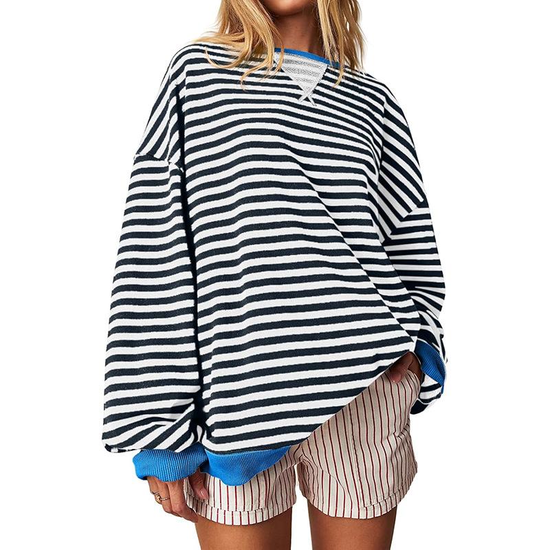 Women s Autumn Oversized Casual Thickened Striped Plus Size Sweatshirt XL
Women s Autumn Oversized Casual Thickened Striped Plus Size Sweatshirt XL