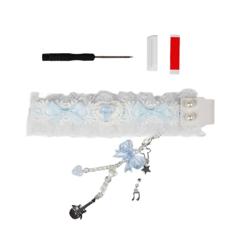 Ergonomic Keyboard Strap Fashionable Lace Fabric Adhesive Strap Rope Easy To Attach And Detach For Comfortable Carrying
Ergonomic Keyboard Strap Fashionable Lace Fabric Adhesive Strap Rope Easy To Attach And Detach For Comfortable Carrying