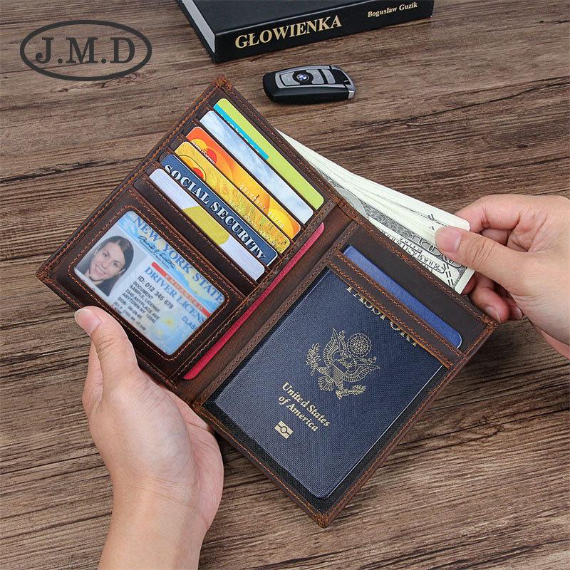 Jiameida Винтажная сумка из кожи Crazy Horse с RFID-защитой от кражи для паспорта и карт с отделением для монет. чёрный
Jiameida Винтажная сумка из кожи Crazy Horse с RFID-защитой от кражи для паспорта и карт с отделением для монет. чёрный