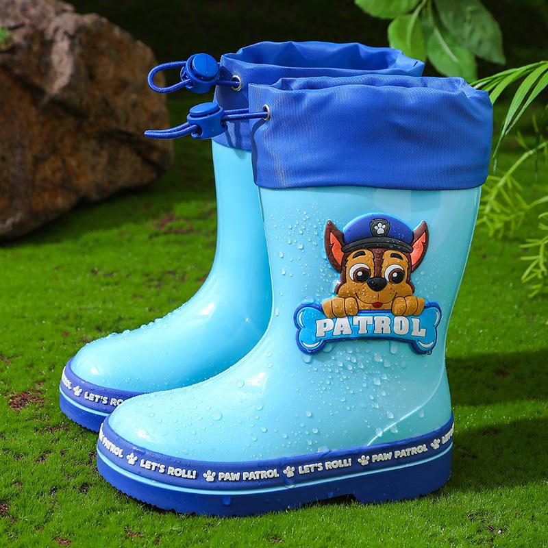 Детские резиновые сапоги Paw Patrol для мальчиков, нескользящие, для девочек, для учеников начальной школы, детская водонепроницаемая обувь для малышей, женские Inner Length20cm(30Code
Детские резиновые сапоги Paw Patrol для мальчиков, нескользящие, для девочек, для учеников начальной школы, детская водонепроницаемая обувь для малышей, женские Inner Length20cm(30Code