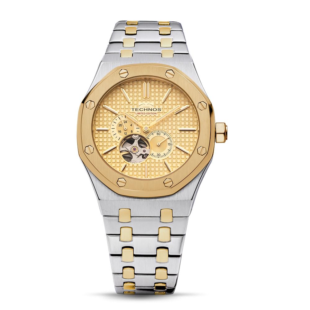 TECHNOS Winding Watch T9B63TC Combination Yellow Dial Automatic/Manual Men s - Case,
TECHNOS Winding Watch T9B63TC Combination Yellow Dial Automatic/Manual Men s - Case,