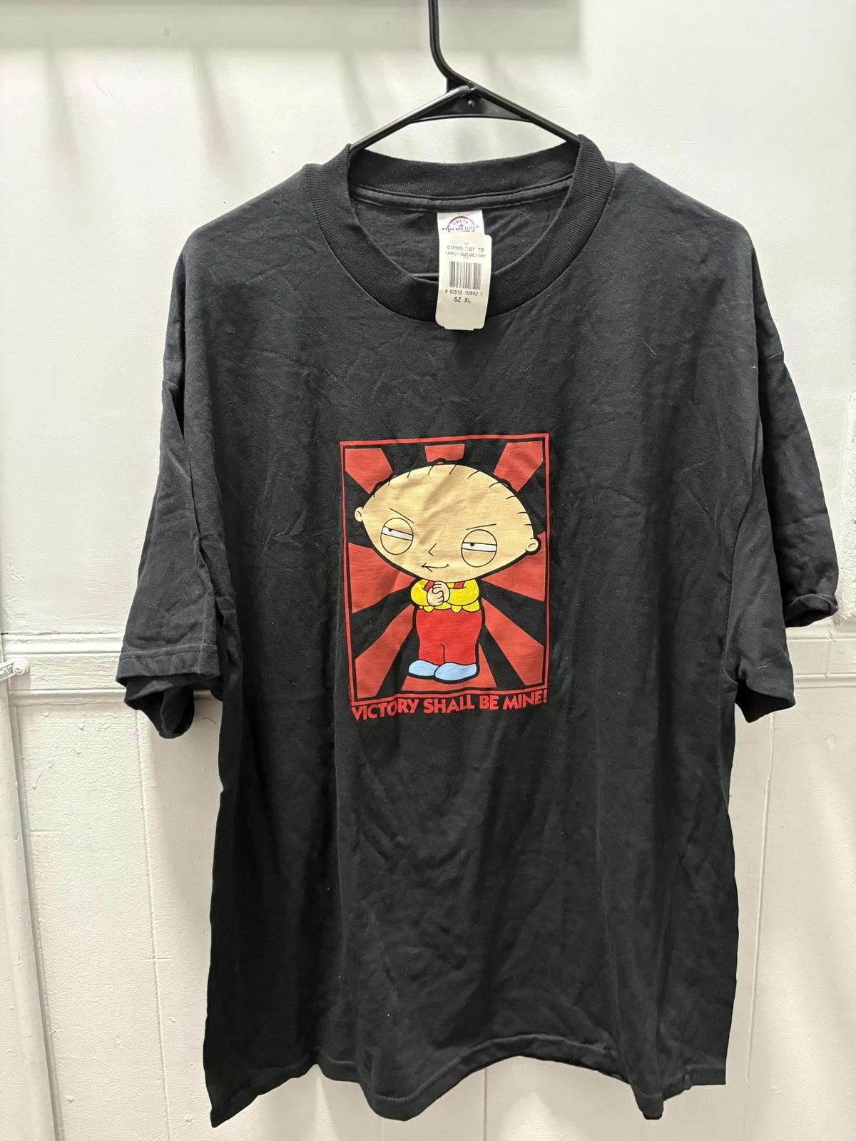 Family Guy Stewie Shirt Mens Extra Large Black Victory Shall Be Mine Graphic 4XL
Family Guy Stewie Shirt Mens Extra Large Black Victory Shall Be Mine Graphic 4XL