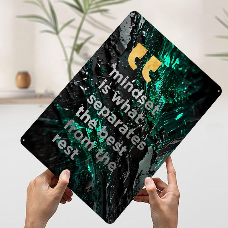 Mindset Quote Art Printed Poster Customized Wall Art Retro Vintage Metal Tin Signs for Coffee Bar Accessories Home Decor Items 20x30cm(7.8x11.8inch)
Mindset Quote Art Printed Poster Customized Wall Art Retro Vintage Metal Tin Signs for Coffee Bar Accessories Home Decor Items 20x30cm(7.8x11.8inch)