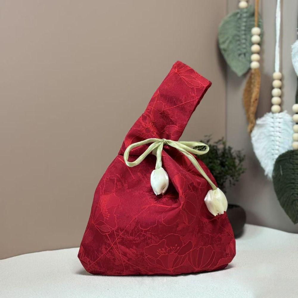Floral Printed Flower Pendant Wrist Bag Chinese Style Jacquard Gift Pouch For Women Style 8
Floral Printed Flower Pendant Wrist Bag Chinese Style Jacquard Gift Pouch For Women Style 8