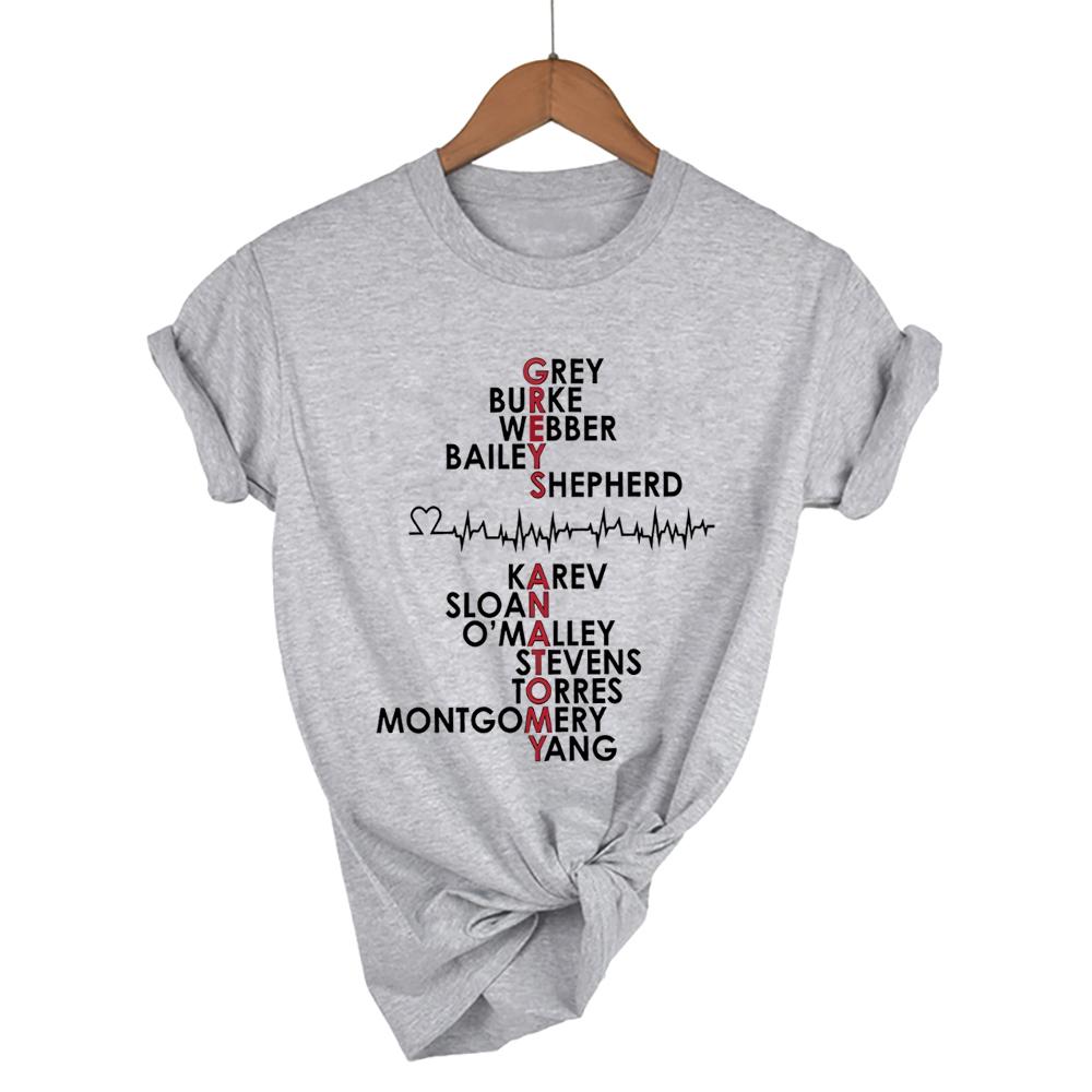 Grey s Anatomy Cast Crew T-shirt Grey Yang Karev Stevens O Malley Shirt Grey s Anatomy Shirts Nurse Tee Unisex Short Sleeves Top M
Grey s Anatomy Cast Crew T-shirt Grey Yang Karev Stevens O Malley Shirt Grey s Anatomy Shirts Nurse Tee Unisex Short Sleeves Top M