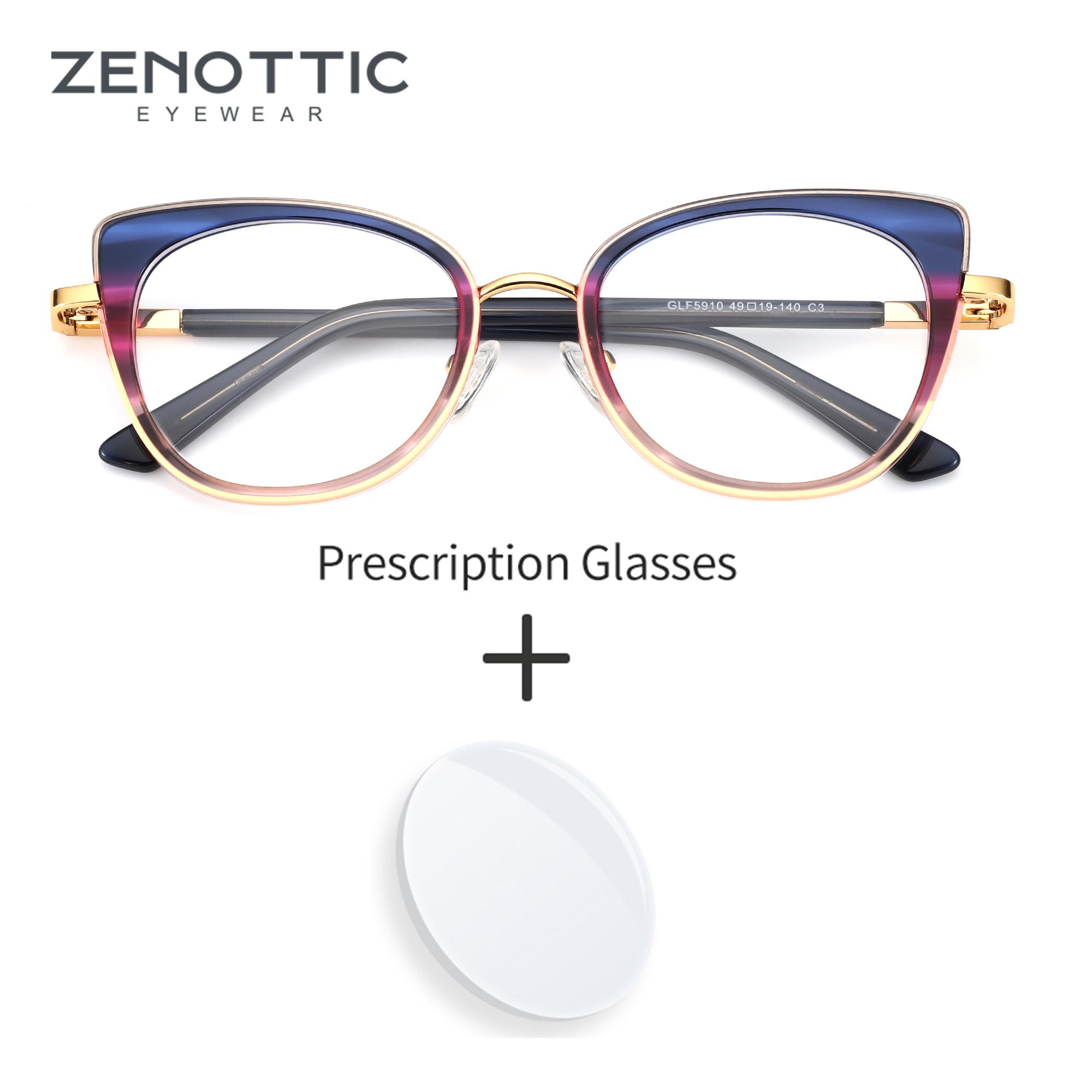 ZENOTTIC Очки по рецепту большого размера из модного ацетата для женщин, стильный дизайн «кошачий глаз», прогрессивные/фотохромные оптические очки Single Version&1.56&None
ZENOTTIC Очки по рецепту большого размера из модного ацетата для женщин, стильный дизайн «кошачий глаз», прогрессивные/фотохромные оптические очки Single Version&1.56&None