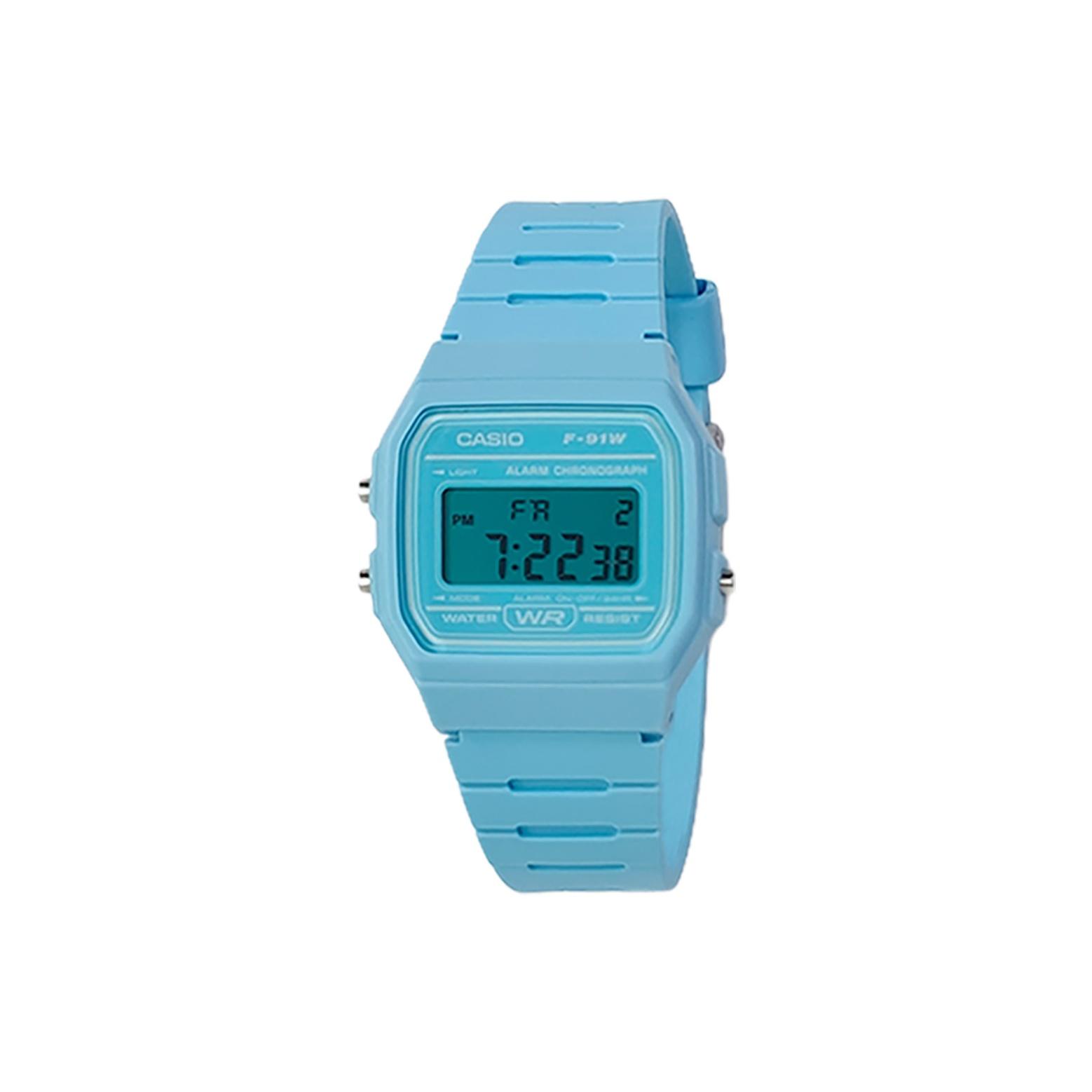 CASIO Custom Collection Quartz Movement Resin Strap Watch Men s Watches Blue Dial F-91WC-2AEF(Watch5--) Blue Strap
CASIO Custom Collection Quartz Movement Resin Strap Watch Men s Watches Blue Dial F-91WC-2AEF(Watch5--) Blue Strap
