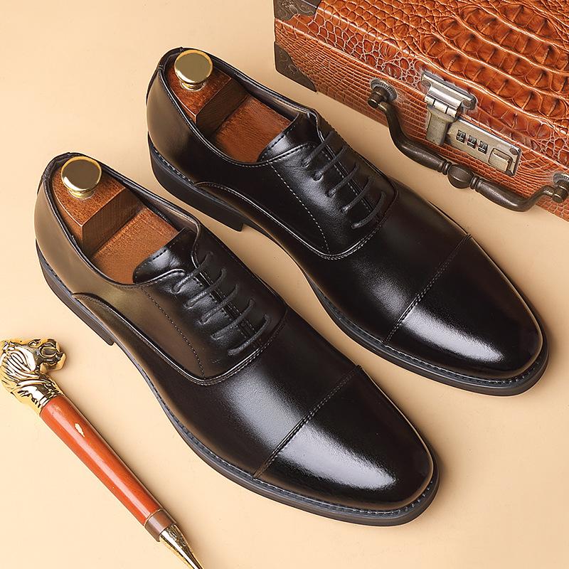 British men s dress leather shoes cowhide pointed shoes groom wedding shoes business casual men s shoes dress shoes 37 чорний
British men s dress leather shoes cowhide pointed shoes groom wedding shoes business casual men s shoes dress shoes 37 чорний