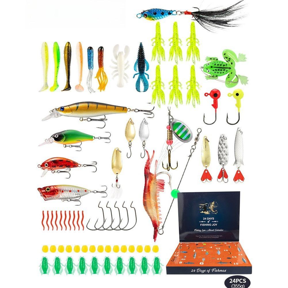 Fishing Advent Calendar for Men, 24 Days Christmas Countdown with Fishing Tackle, Xmas Surprise Gift for Father, Grandpa, Brother, Boyfriend
Fishing Advent Calendar for Men, 24 Days Christmas Countdown with Fishing Tackle, Xmas Surprise Gift for Father, Grandpa, Brother, Boyfriend