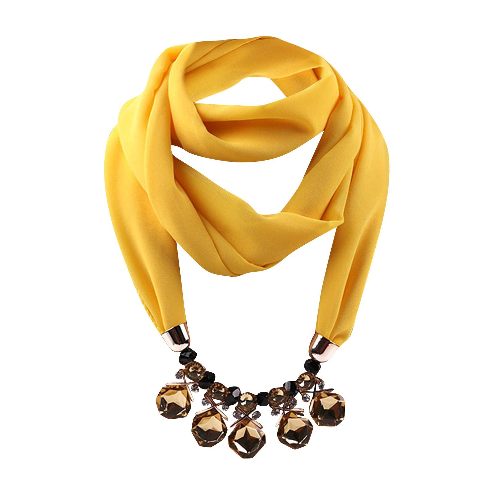 Великолепные бусины, шарф с круглым кольцом, женские аксессуары для шарфов, ожерелье, шарф в этническом стиле One Size жёлтый
Великолепные бусины, шарф с круглым кольцом, женские аксессуары для шарфов, ожерелье, шарф в этническом стиле One Size жёлтый