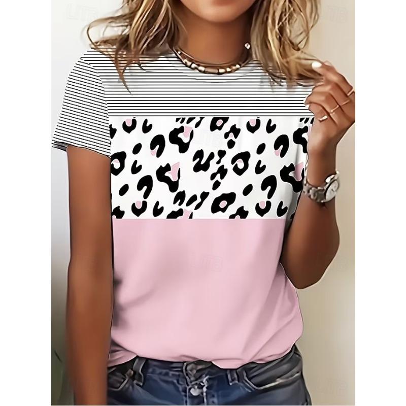Women s T Shirt Print Graphic Striped Vintage Stylish Classic Short Sleeve Crew Neck Regular Tops Summer Spring 5XL
Women s T Shirt Print Graphic Striped Vintage Stylish Classic Short Sleeve Crew Neck Regular Tops Summer Spring 5XL