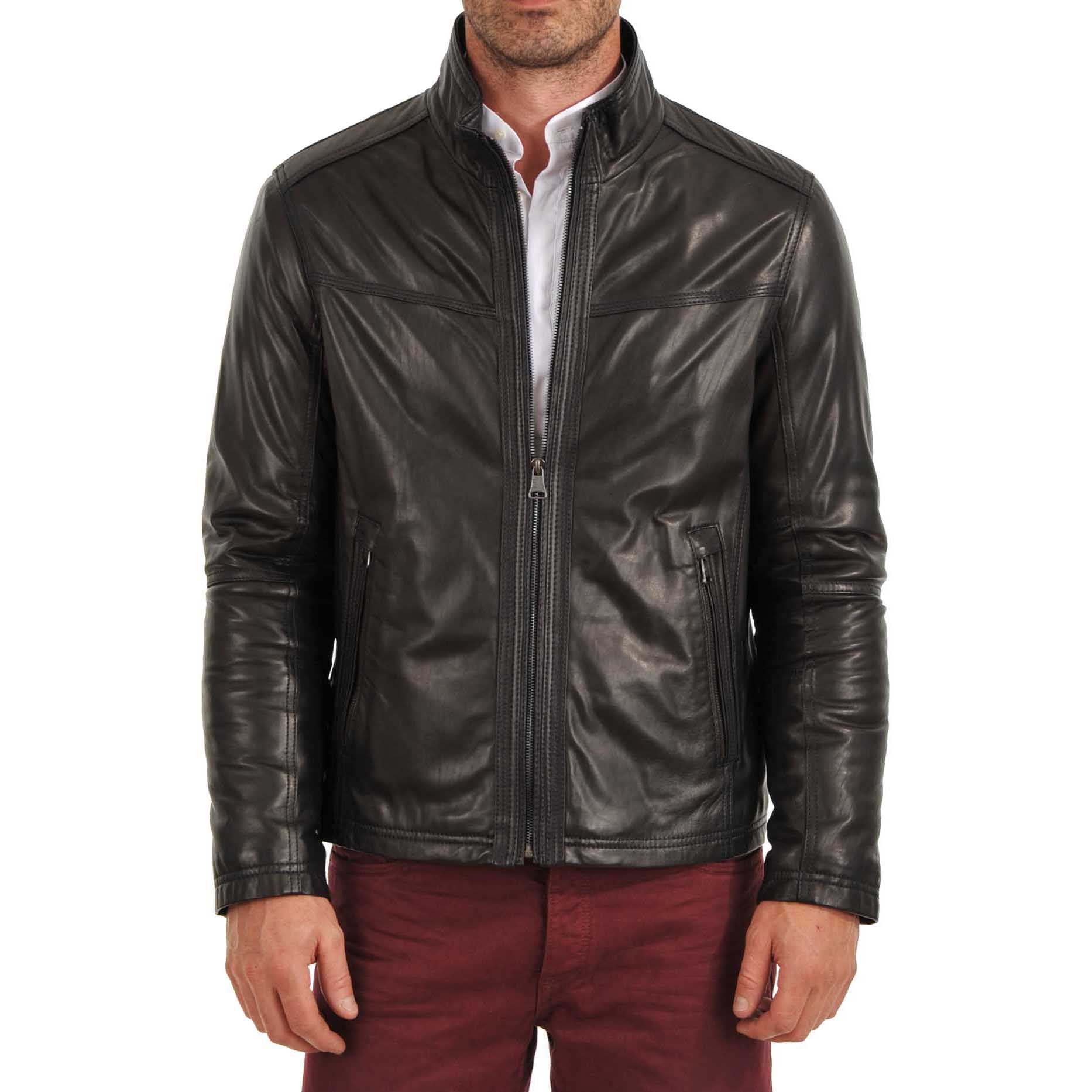 SkinOutfit Men s Genuine Lambskin Black Leather Jacket Stylish Motorcycle Bomber Biker Outerwear MJ 65 XS чорний
SkinOutfit Men s Genuine Lambskin Black Leather Jacket Stylish Motorcycle Bomber Biker Outerwear MJ 65 XS чорний