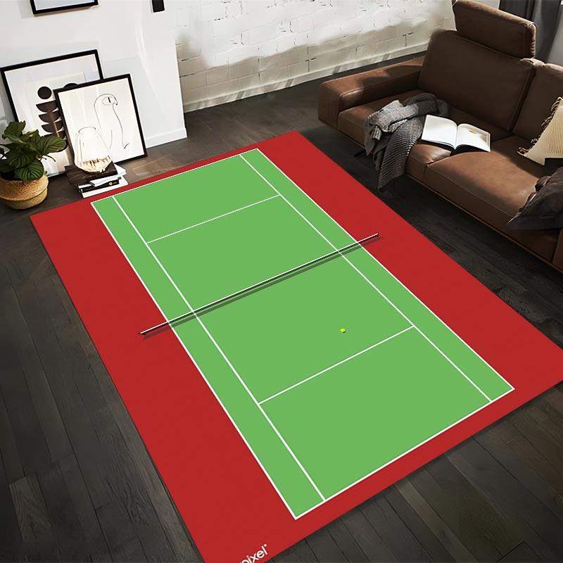 Tennis Court-Themed Red and Green Carpet for Home Decor Suitable for use as an anti-slip for living room bedroom sofas 40x60cm( 15x23in )
Tennis Court-Themed Red and Green Carpet for Home Decor Suitable for use as an anti-slip for living room bedroom sofas 40x60cm( 15x23in )