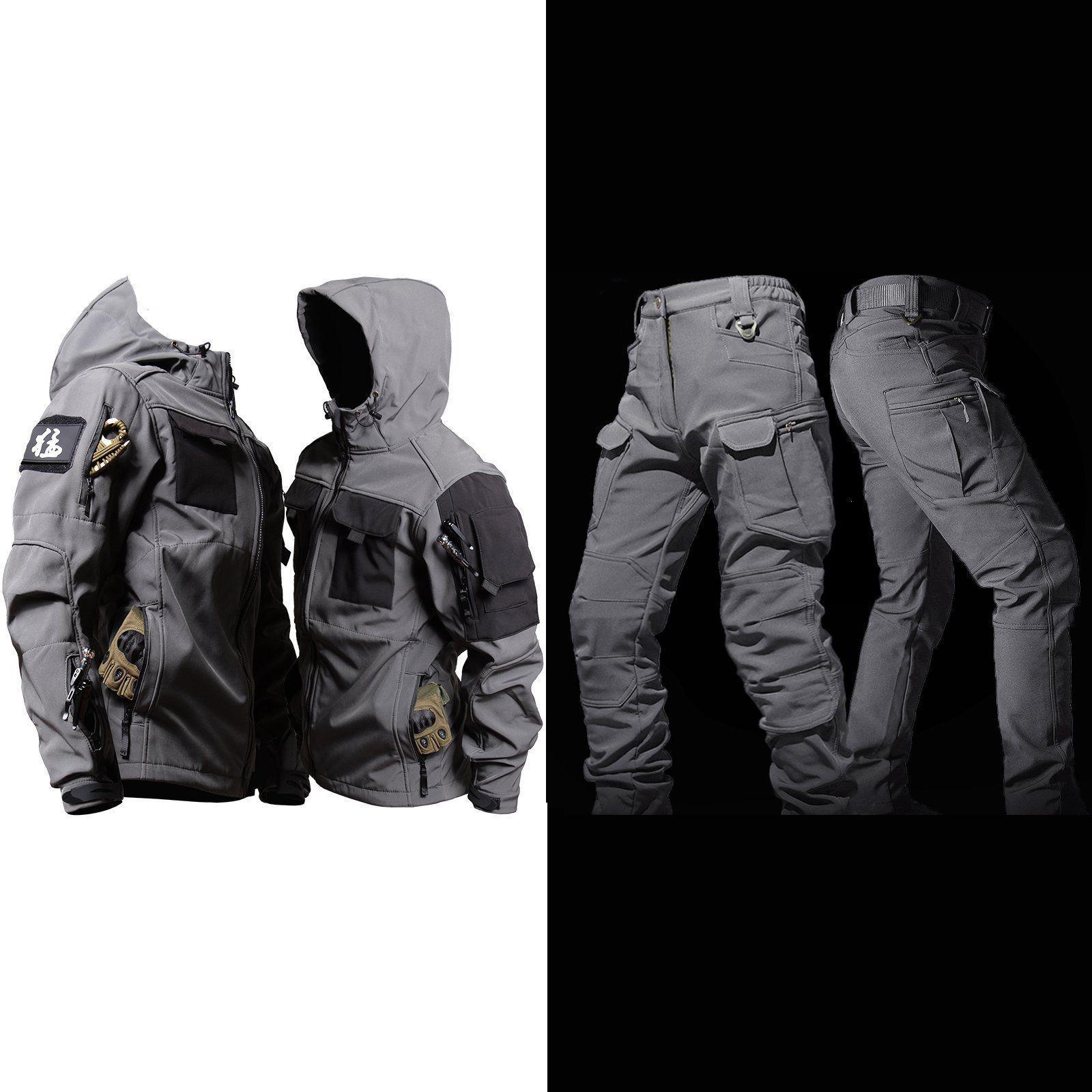 Winter Fleece Jacket Men Outdoor Motorcycle Coats Pocket Soft Waterproof Windproof Warm Skin L чорний
Winter Fleece Jacket Men Outdoor Motorcycle Coats Pocket Soft Waterproof Windproof Warm Skin L чорний