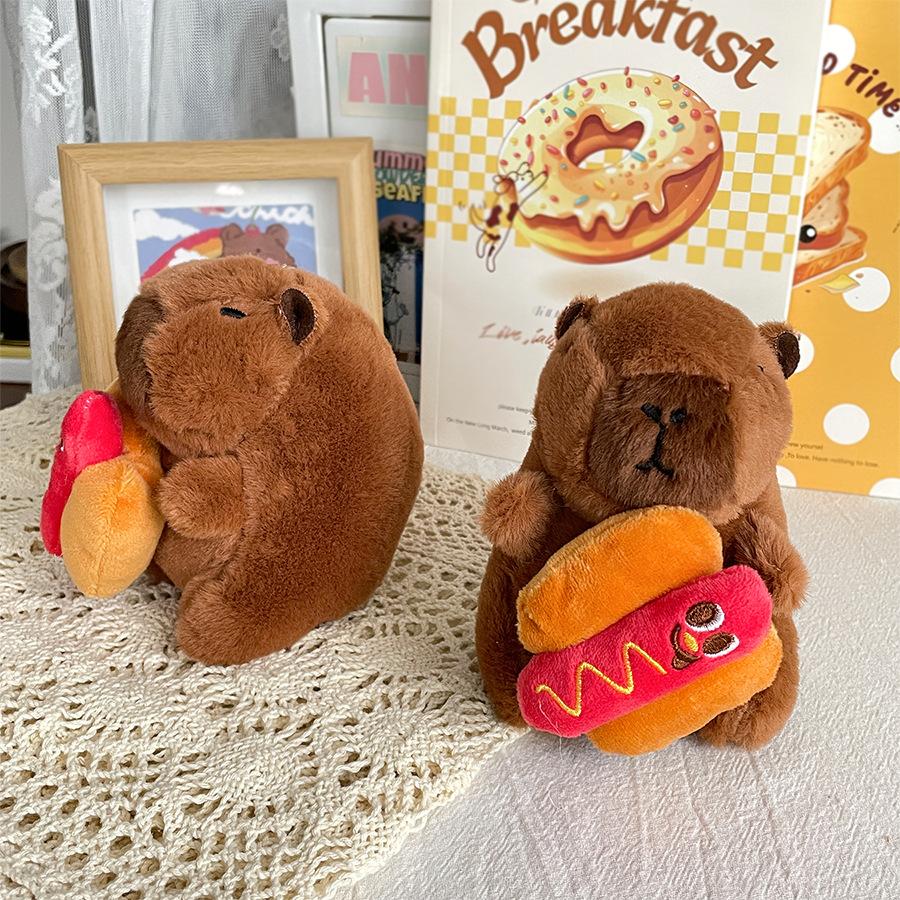 Мультяшная картошка фри хот-дог капибара кукла подвеска на сумку еда бургер капибара кукла подарок на 1 июня Height about 11cm
Мультяшная картошка фри хот-дог капибара кукла подвеска на сумку еда бургер капибара кукла подарок на 1 июня Height about 11cm