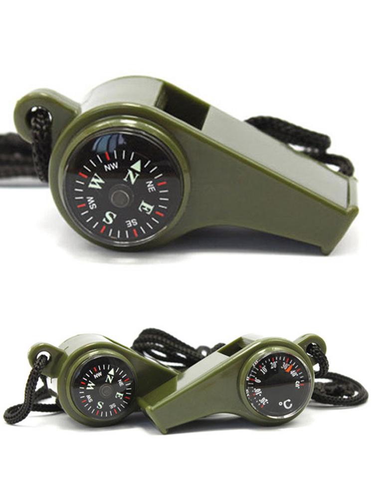 3-in-1 Survival Whistle: Compass, Thermometer & High-Frequency Whistle with Lanyard Piece
3-in-1 Survival Whistle: Compass, Thermometer & High-Frequency Whistle with Lanyard Piece